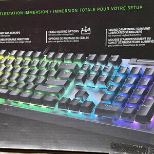 Razer BlackWidow V4 X Mechanical Gaming Keyboard (Green Switch) Open Box